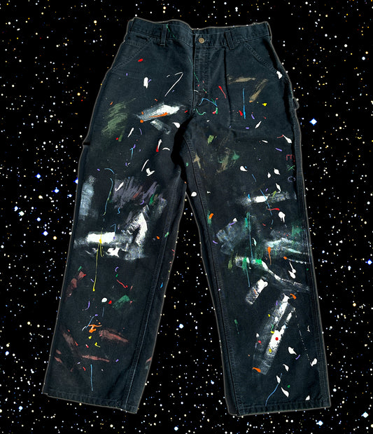 FULL SPLATTER CARPENTER PANTS